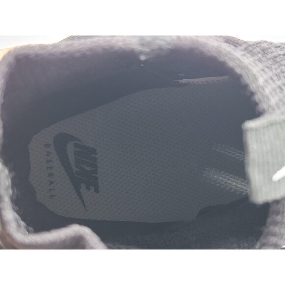 Nike Alpha Huarache NXT Baseball Shoes‎ Mens Size 7 Black White Metal Cleats - Picture 9 of 9